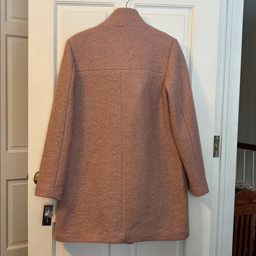 NWT Kenneth Cole Pink Wool Blend Coat - Picture 7 of 11